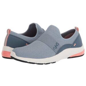 Ryka Women's Citadel Blue Easy Going Slip-On Sneaker Walking Trainers Size 10W